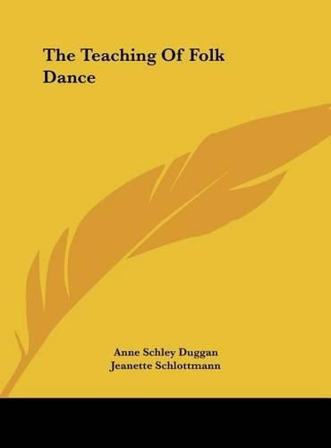 Cover image for The Teaching of Folk Dance