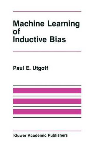 Cover image for Machine Learning of Inductive Bias