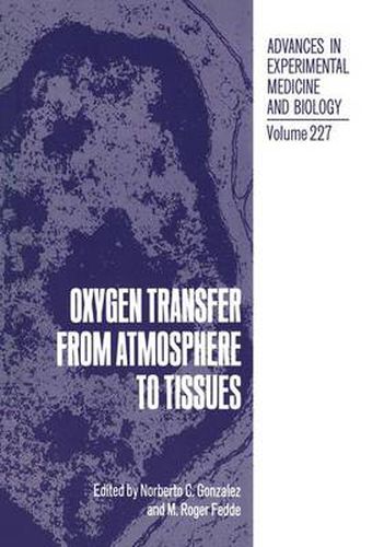 Cover image for Oxygen Transfer from Atmosphere to Tissues