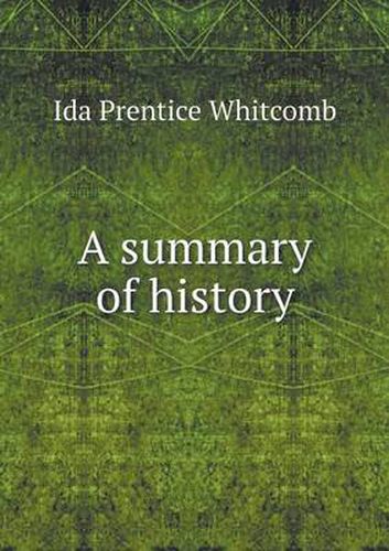 Cover image for A summary of history