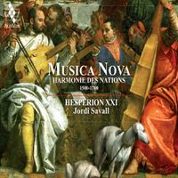 Cover image for Musica Nova: The Harmony of Nations 1500-1700