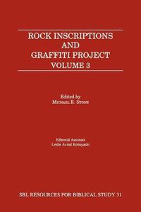 Cover image for Rock Inscriptions and Graffiti Project, Volume 3