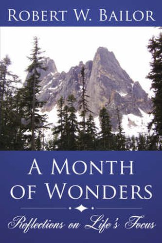 Cover image for A Month of Wonders: Reflections on Life's Focus