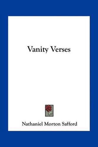 Cover image for Vanity Verses