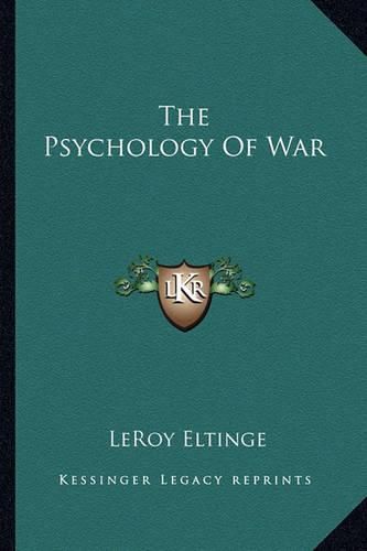 Cover image for The Psychology of War