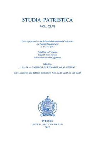 Cover image for Tertullian to Tyconius, Egypt Before Nicaea, Athanasius and His Opponents