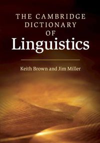 Cover image for The Cambridge Dictionary of Linguistics