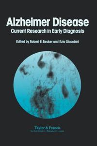 Cover image for Alzheimer Disease: Current Research in Early Diagnosis