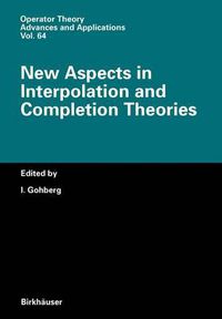 Cover image for New Aspects in Interpolation and Completion Theories