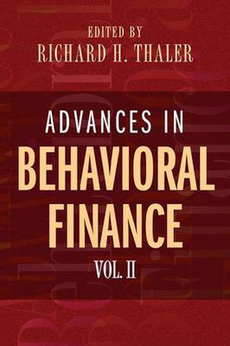 Advances in Behavioral Finance