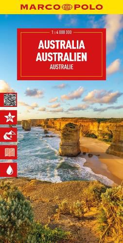 Cover image for Australia Marco Polo Map