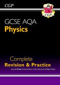 Cover image for GCSE Physics AQA Complete Revision & Practice includes Online Ed, Videos & Quizzes