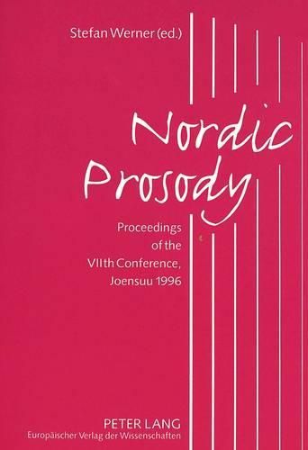Cover image for Nordic Prosody: Proceedings of the VIIth Conference, Joensuu 1996
