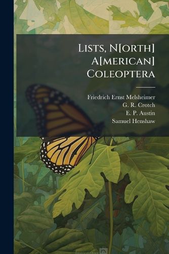 Cover image for Lists, N[orth] A[merican] Coleoptera