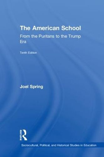 Cover image for The American School: From the Puritans to the Trump Era