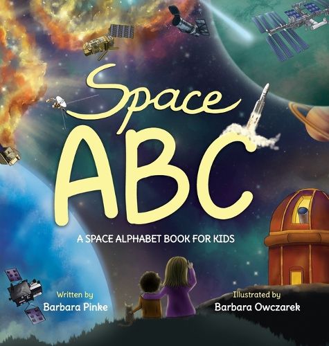 Cover image for Space ABC - A Space Alphabet Book for Kids