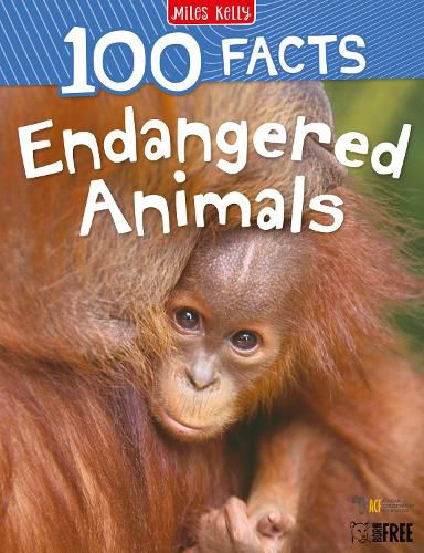 Cover image for 100 Facts Endangered Animals