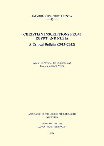 Cover image for Christian Inscriptions from Egypt and Nubia