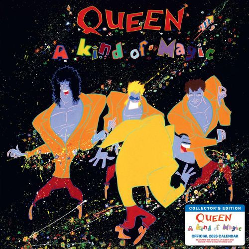 Cover image for Queen 2026 Collector's Edition Record Sleeve Wall Calendar