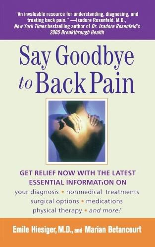 Cover image for Say Goodbye to Back Pain