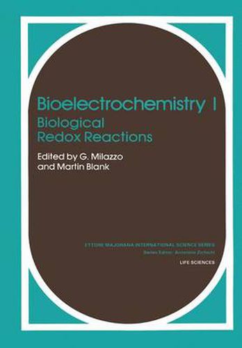 Bioelectrochemistry I: Biological Redox Reactions