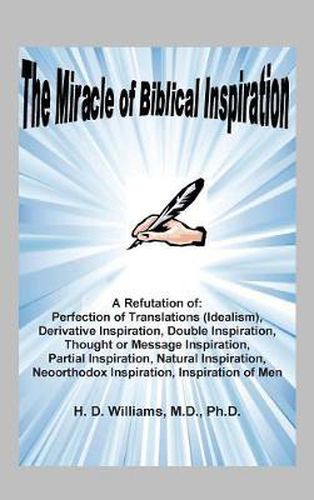 Cover image for Miracle of Biblical Inspiration