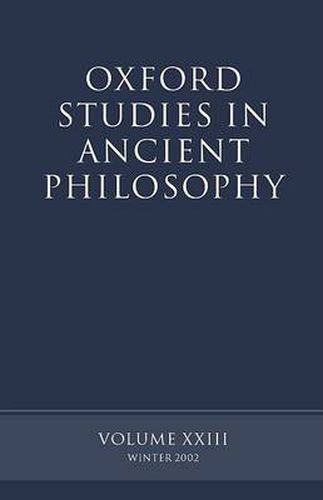 Cover image for Oxford Studies in Ancient Philosophy