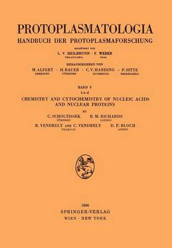 Cover image for Chemistry and Cytochemistry of Nucleic Acids and Nuclear Proteins