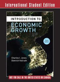 Cover image for Introduction to Economic Growth