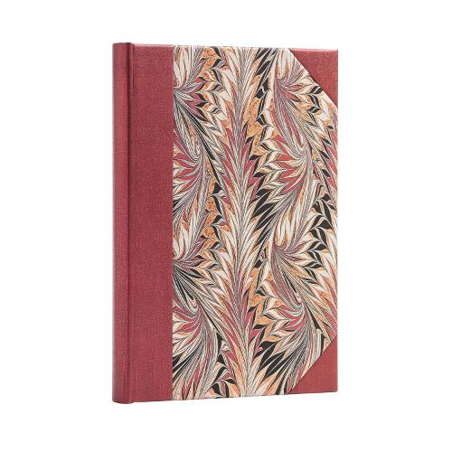 Cover image for Rubedo (Cockerell Marbled Paper) Midi Unlined Hardcover Journal