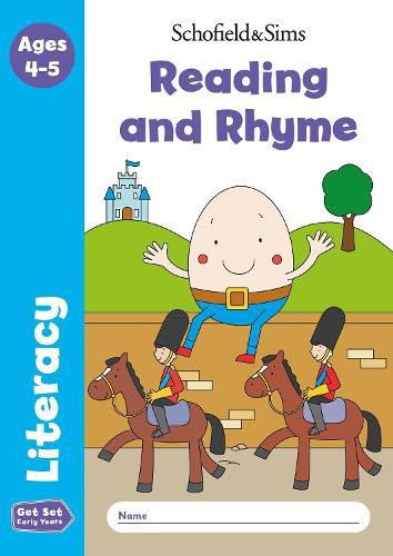 Cover image for Get Set Literacy: Reading and Rhyme, Early Years Foundation Stage, Ages 4-5