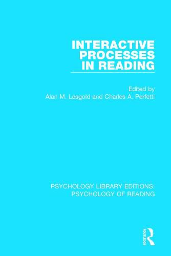 Cover image for Interactive Processes in Reading