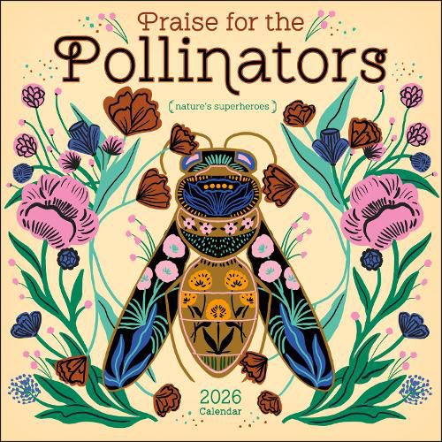 Cover image for Praise for the Pollinators 2026 Wall Calendar
