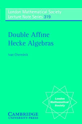 Cover image for Double Affine Hecke Algebras