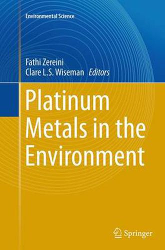 Cover image for Platinum Metals in the Environment