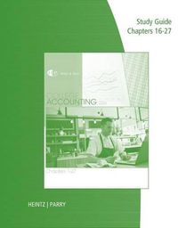 Cover image for Study Guide with Working Papers for Heintz/Parry's College Accounting,  Chapters 16-27, 22nd