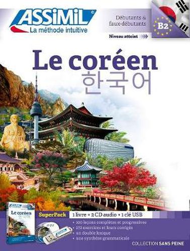 Cover image for Le Coreen: Superpack USB (Livre + 2 CD audio + 1 cle USB)