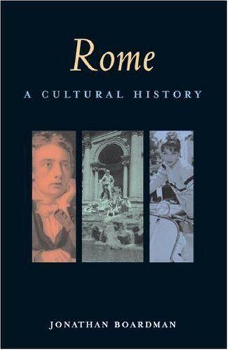 Cover image for Rome: A Cultural History