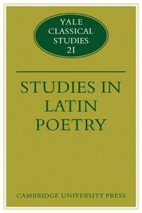 Cover image for Studies in Latin Poetry
