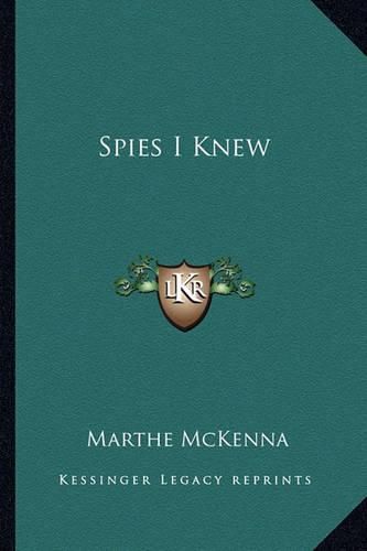 Cover image for Spies I Knew