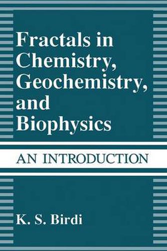 Cover image for Fractals in Chemistry, Geochemistry, and Biophysics: An Introduction