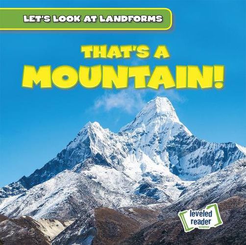 Cover image for That's a Mountain!