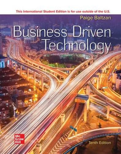 Cover image for Business Driven Technology ISE