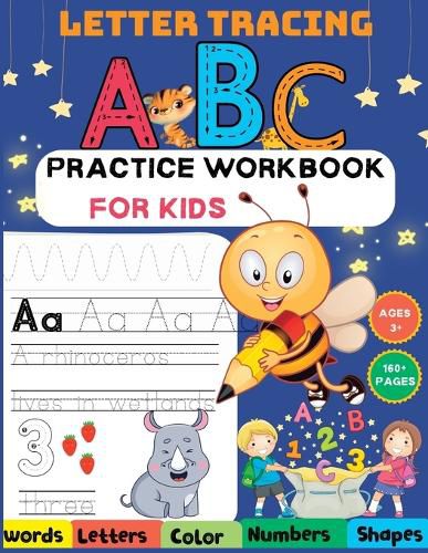 Cover image for ABC Letter Tracing Practice Workbook for Kids Ages 3-5