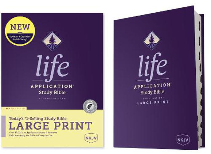 Cover image for NKJV Life Application Study Bible Third Edition, Large Print