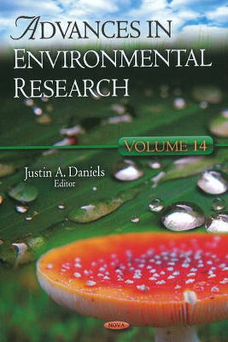 Cover image for Advances In Environmental Research: Volume 14