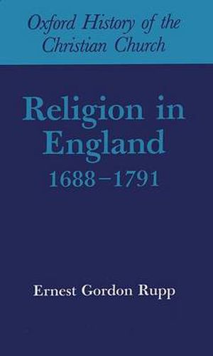 Cover image for Religion in England 1688-1791
