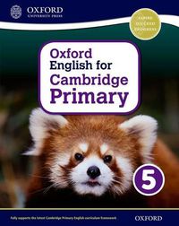 Cover image for Oxford English for Cambridge Primary Student Book 5