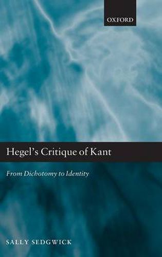 Cover image for Hegel's Critique of Kant