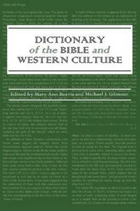 Cover image for Dictionary of the Bible and Western Culture